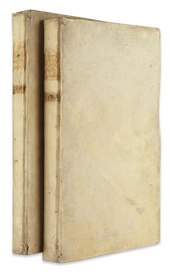 MORGAGNI, GIOVANNI BATTISTA.  De sedibus, et causis morborum per anatomen indagatis . . . Editio secunda.  2 vols.  1765